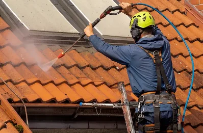 Démoussage et hydrofuge de toiture à Saint-Priest-la-Roche